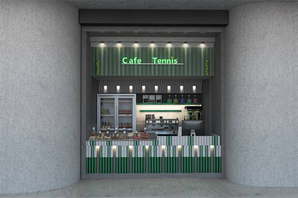 طراحی کافه تنیس