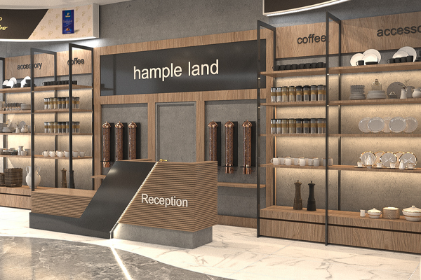 طراحی فروشگاه همپرلند