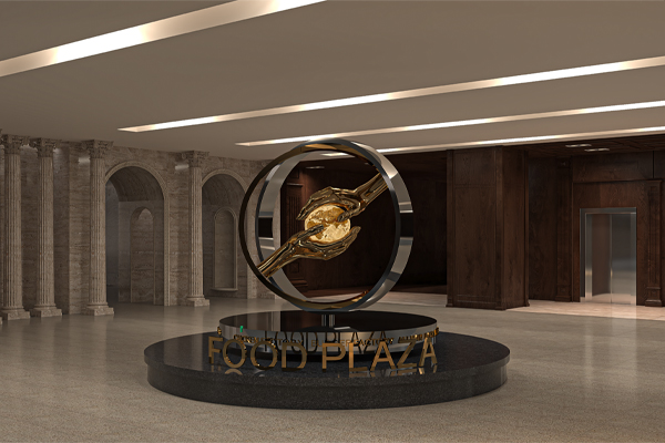 طراحی المان میدان غذا