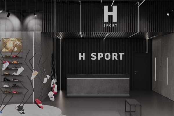 طراحی فروشگاه اچ اسپورت