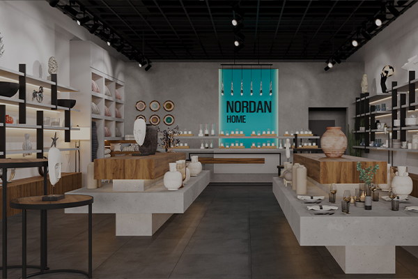 طراحی فروشگاه نوردن هوم