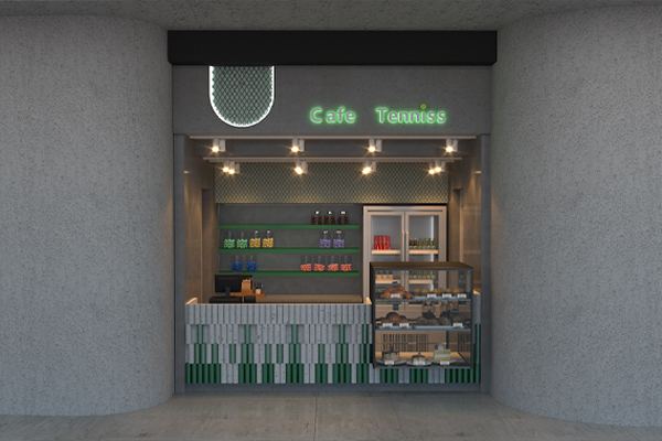 طراحی کافه تنیس