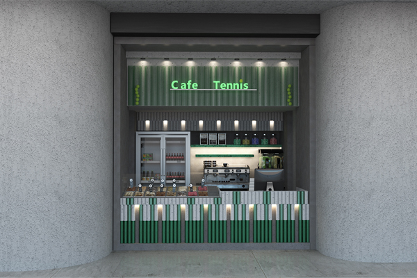 طراحی کافه تنیس